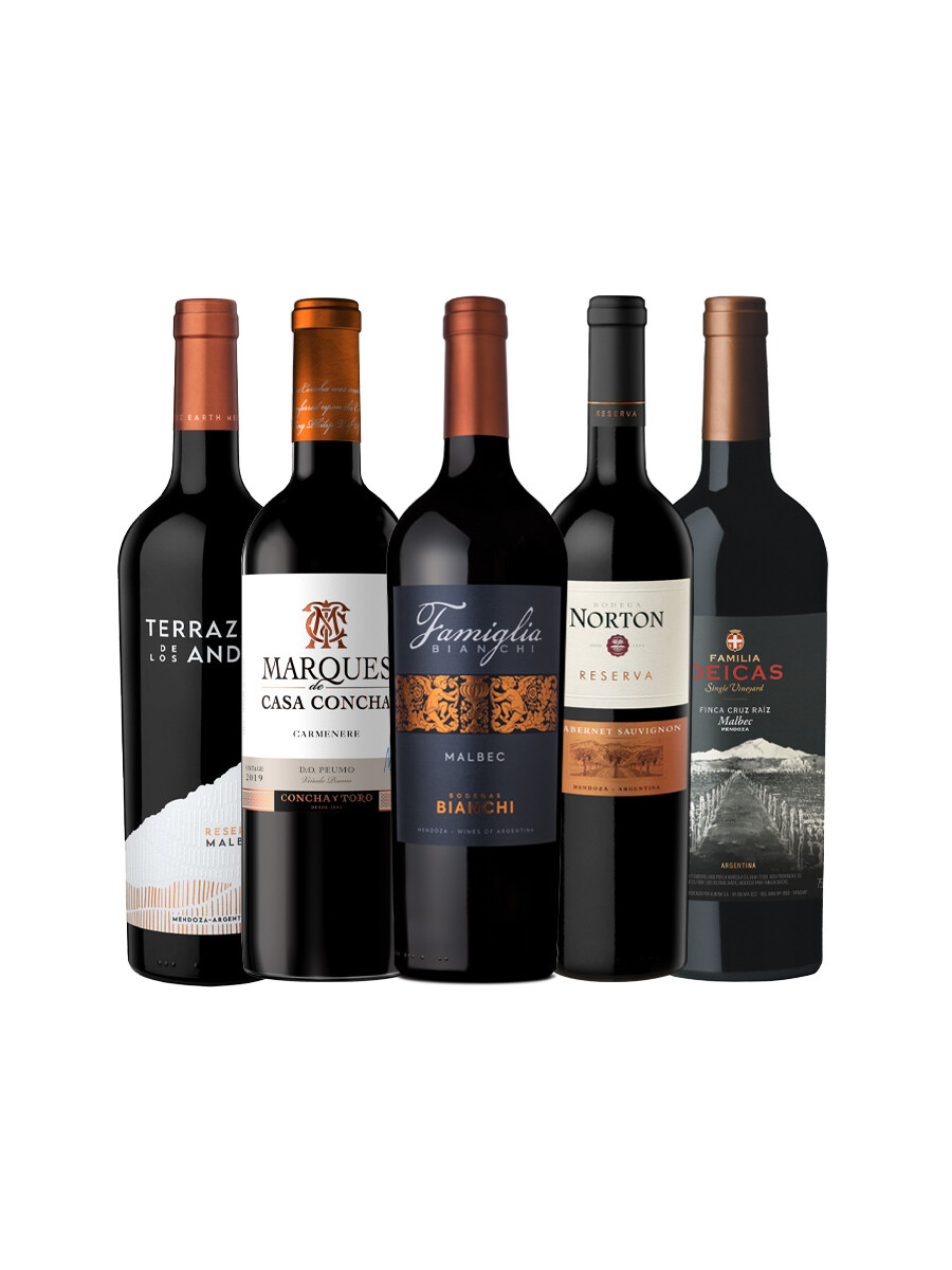Pack Selección de Media Estación 18ºC x5 vinos Pack Selección de Media Estación 18ºC x5 vinos