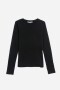 Remera cuello redondo NEGRO