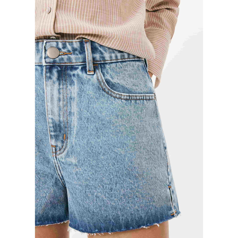 SHORTS FEM AZUL CLARO