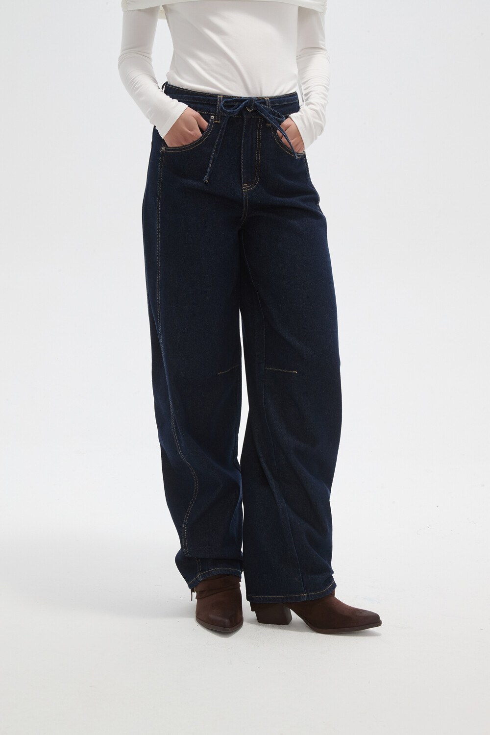 Pantalon Jania Azul Indigo