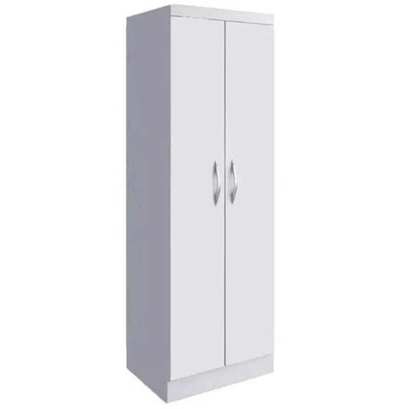 Mueble biblioteca multiuso 2 puertas blanco mdf - 308BLANCO Mueble biblioteca multiuso 2 puertas blanco mdf - 308BLANCO