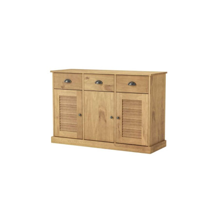 Aparador 3 Puertas 3 Cajones Li­nea Valenciana Natural