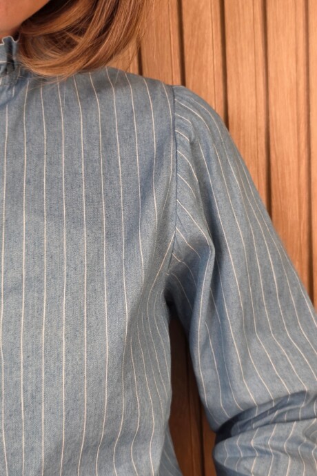 Camisa Carlita Denim Celeste Raya 1