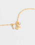 Cadena Corta con Dije De inicial Cadena Corta Con Dije De Inicial "i" - Dorado
