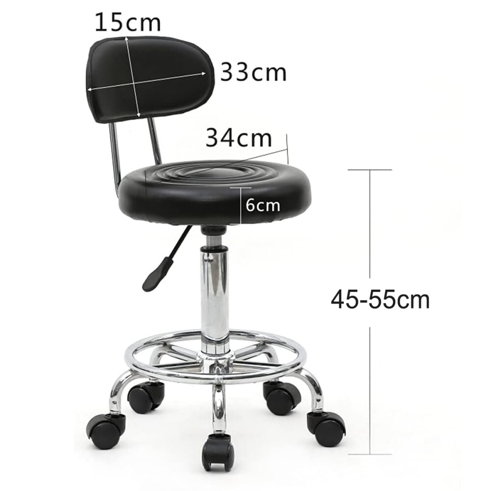 Escritorio Plex + Silla giratoria ecocuero Negro