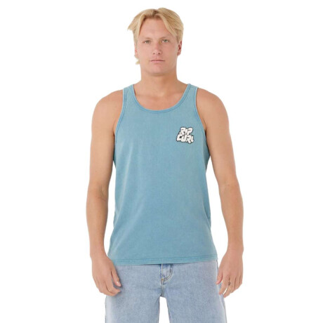 Musculosa Rip Curl Raw Energy Bubble Celeste