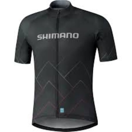 Jersey Shimano Team Negro Líneas