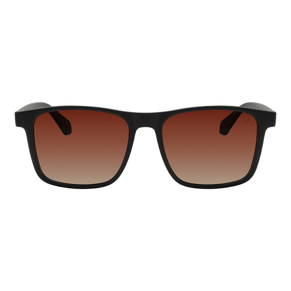Lentes de sol De Tr90 Cuadrado Flap Gradiente Marón/Marrón