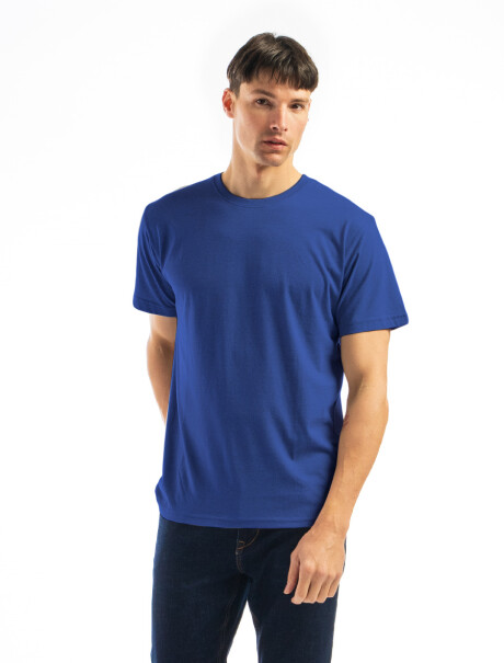 Remera Algodón Cuello Redondo Marino
