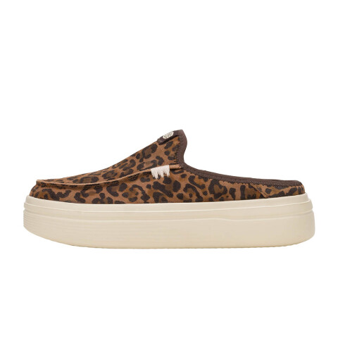 Zuecos Austin Lift Classic - Mujer Brown Leopard