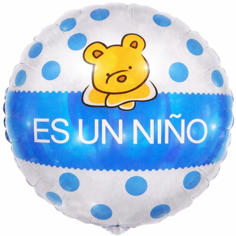 Globo Helio metalizado grande Es un niño Winnie Globo Helio metalizado grande Es un niño Winnie