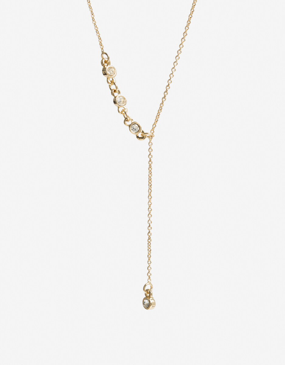 Collar En Y Con Strass 