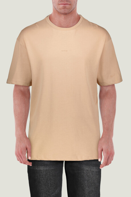 Remera Macla Beige Oscuro