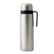 Termo acero inoxidable 1 lt con manija PLATEADO