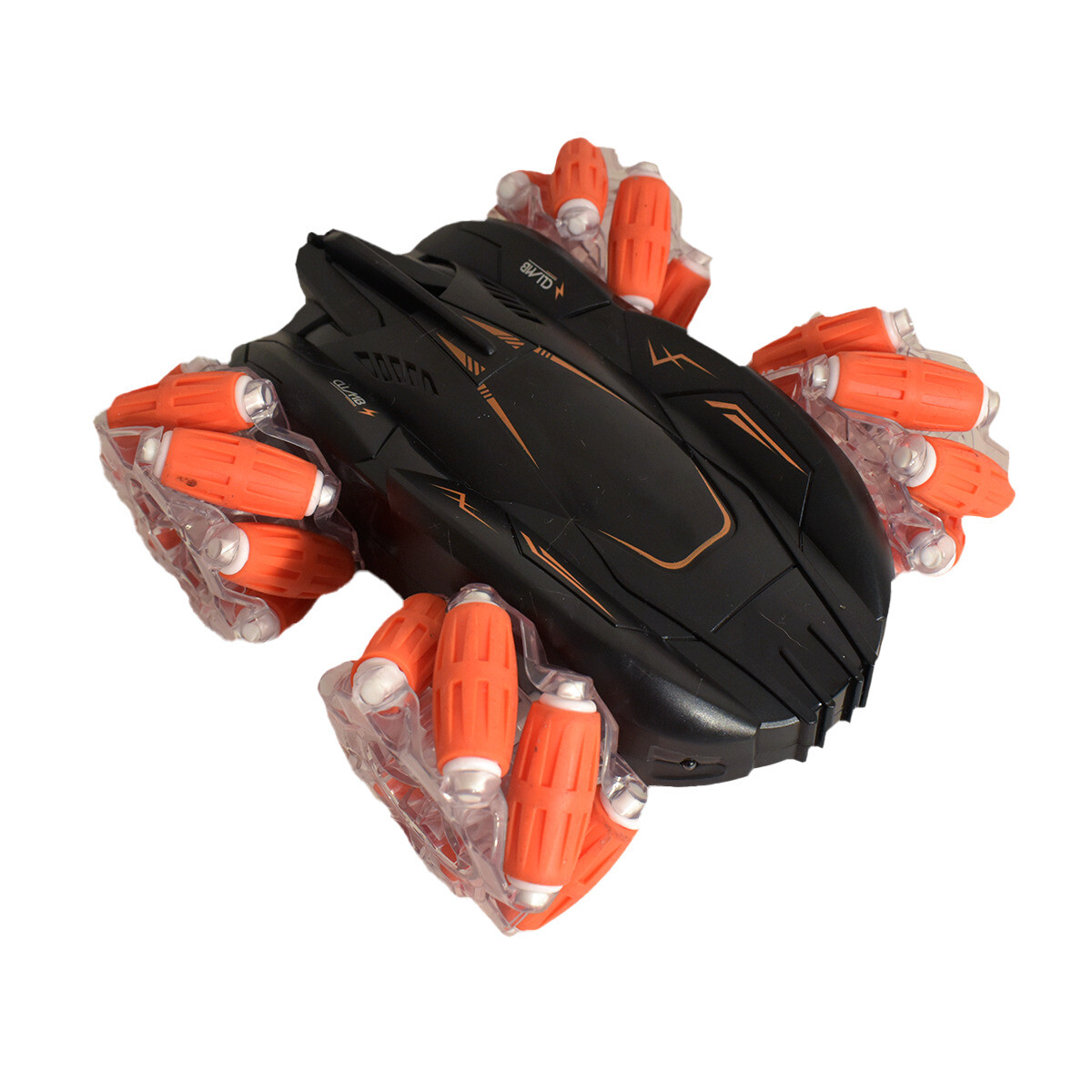 Auto Coche de acrobacia 360 Luces con Control Remoto - Naranja 
