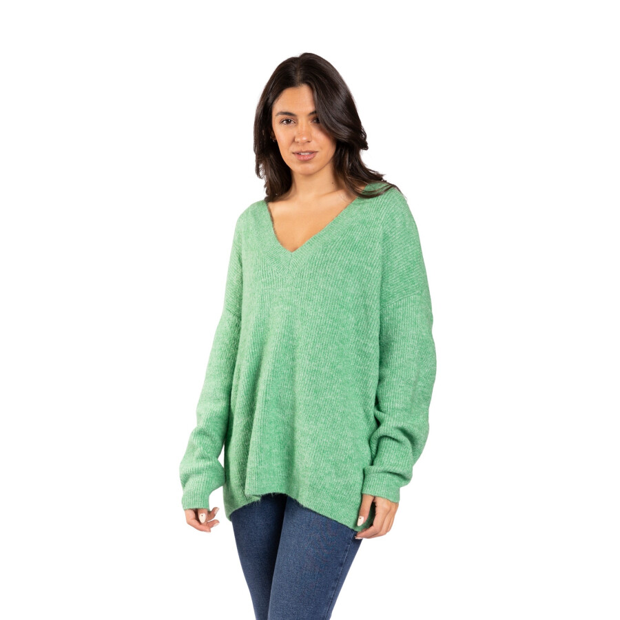 CHERRY SWEATER GREEN