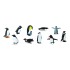 Tubo Safari Pinguinos Pinguino Antartida Figura Juguete Tubo Safari Pinguinos Pinguino Antartida Figura Juguete