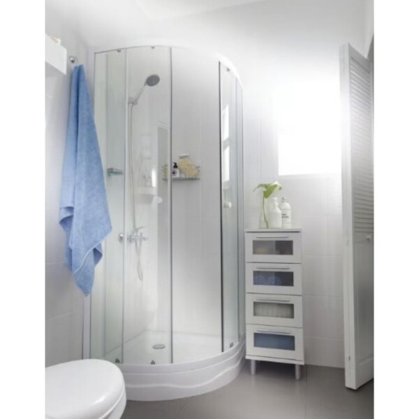 MAMPARA DE BAÑO CIRCULAR 80 X 80 X 2.00 MT MAMPARA DE BAÑO CIRCULAR 80 X 80 X 2.00 MT