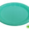 Plato Biodegradable 17cm x10Un Verde Pastel