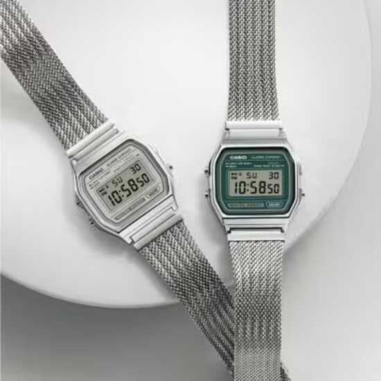 Reloj CASIO RETRO A158WEM-7DF Acero Plateado Esfera 33mm 0