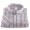 Camisa Caballero M-C cuadrille azul y negro