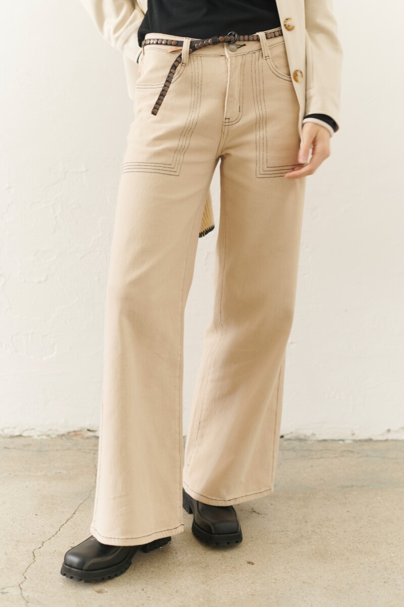 PANTALON QUATRE NATURAL