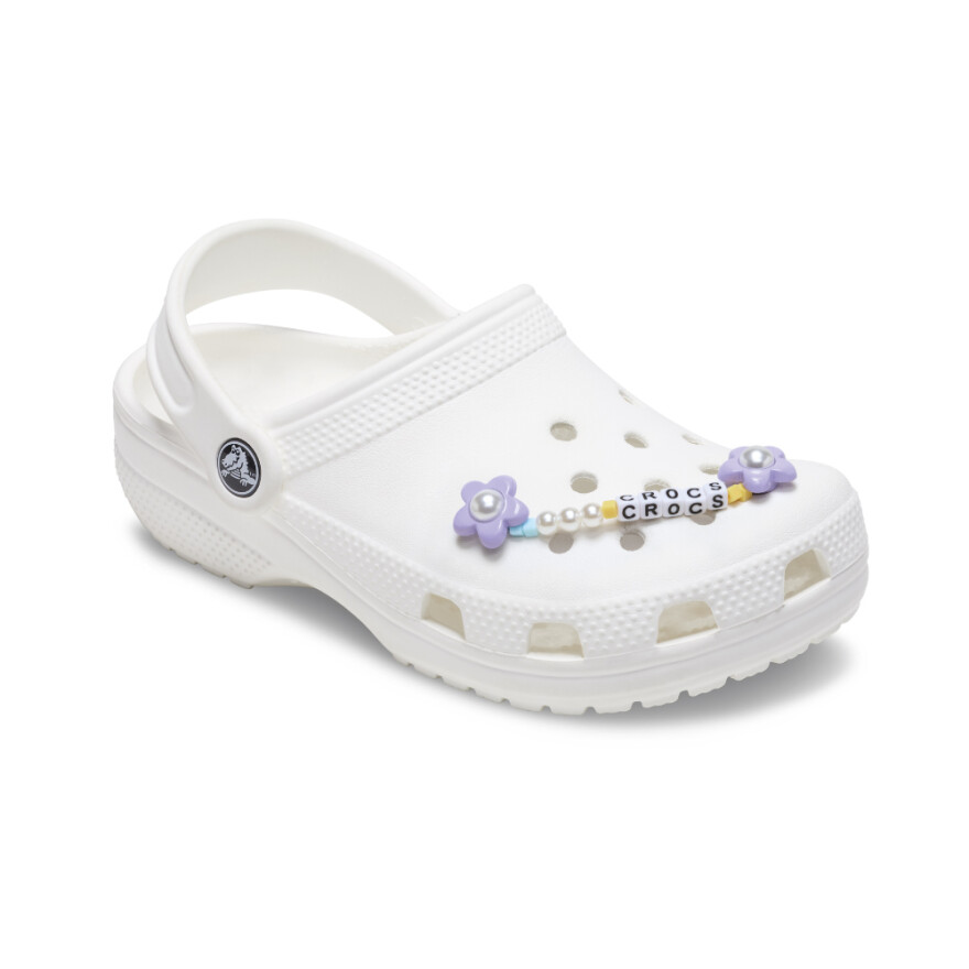 Jibbitz Purple Meta Flower Chain Multicolor