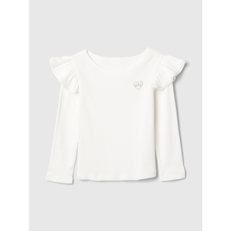 V-JPN LS RFL RIB T NEW OFF WHITE