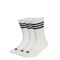 Medias Unisex Adidas 3 Tiras X3 Crw Blanco - Negro