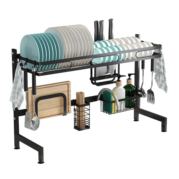 Escurridor Seca Platos De Acero Vajilla 2 Niveles Rack 70cm Cocina Bacha Mesada Imback Escurridor Seca Platos De Acero Vajilla 2 Niveles Rack 70cm Cocina Bacha Mesada Imback