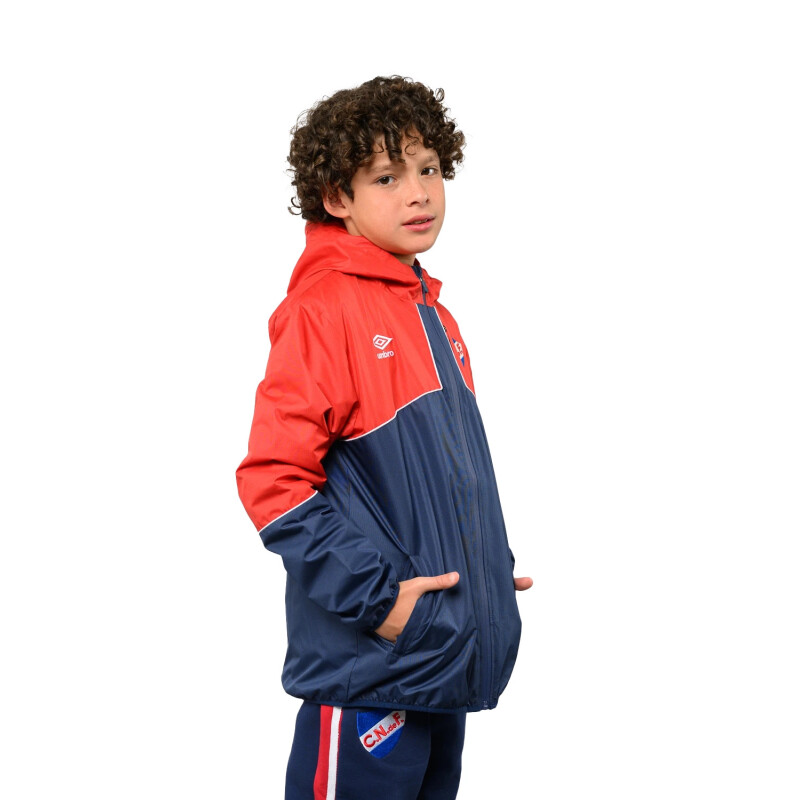 Campera De Lluvia Umbro Drift NIños NU243107 Rojo-azul