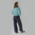 Pantalón Pulau Gabardina SK8 Dama Negro