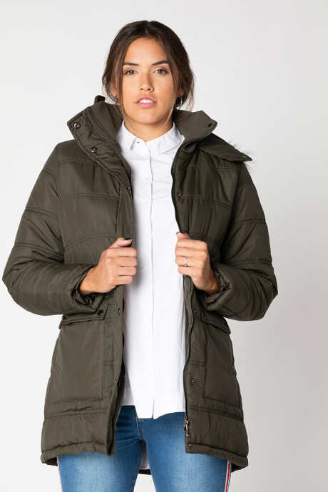 CAMPERA NYLON TISAOT Verde