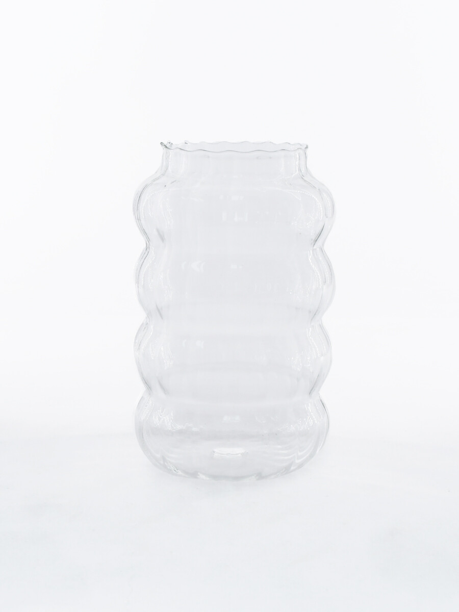 FLORERO LISTRADO - TRANSPARENTE 