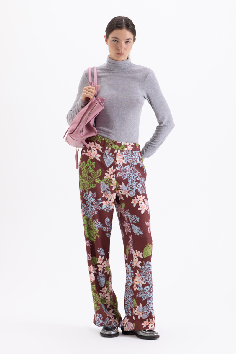 PANTALON FRESIA Bordo