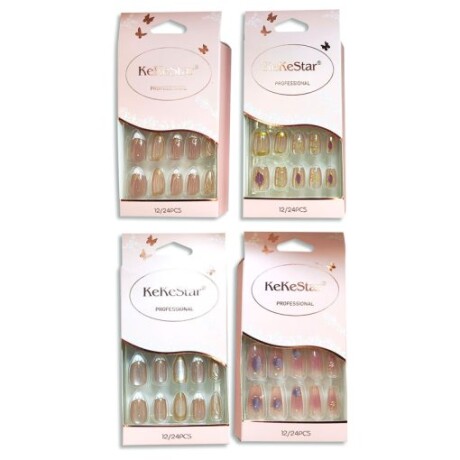 UÑAS POSTIZAS DISEÑOS SURTIDOS 001