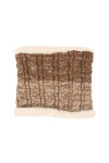 Cuello polar jaspeado Beige