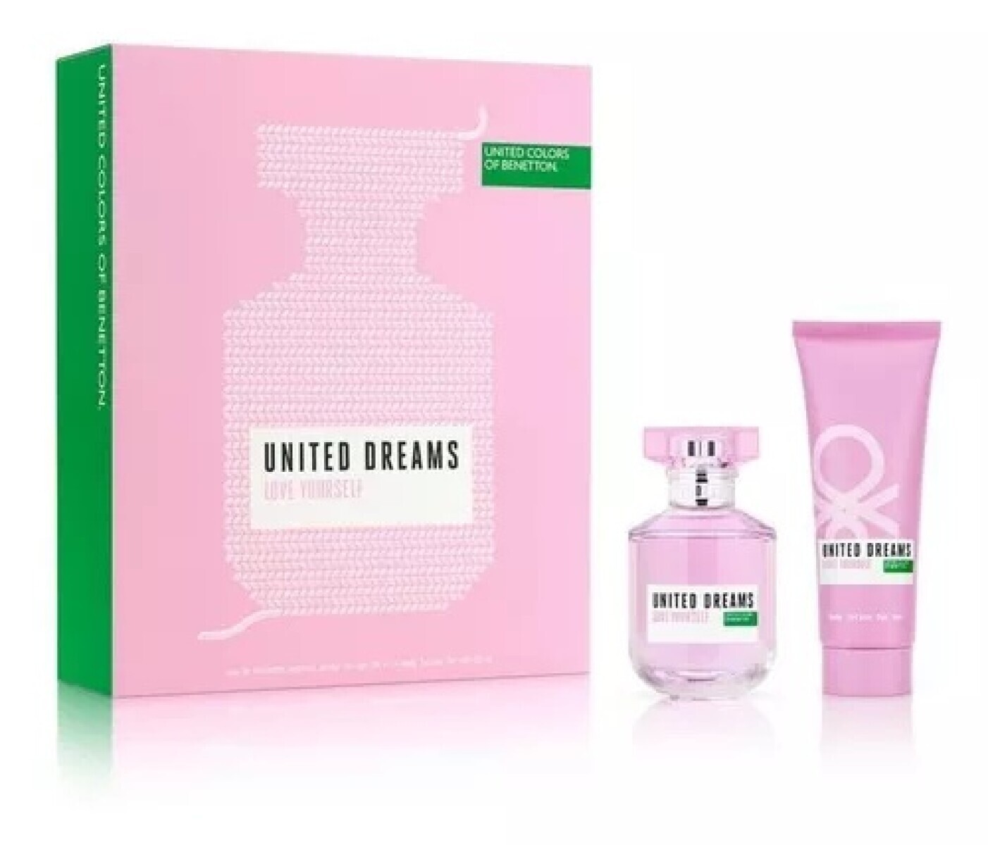 COFRE BENETTON LOVE YOURSELF EDT 50ml + BODY LOTION 75ml 