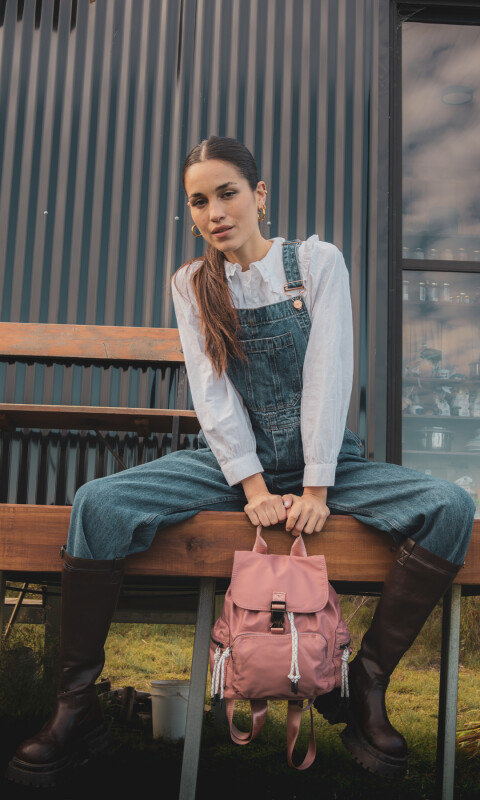 MOCHILA ESTAMBUL ROSA MAUVE