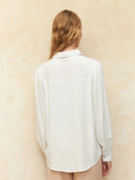 CAMISA ALLIE CHERRY BLANCO