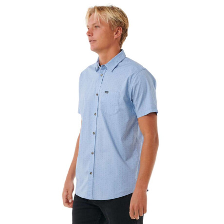 Camisa MC Rip Curl Micro Celeste