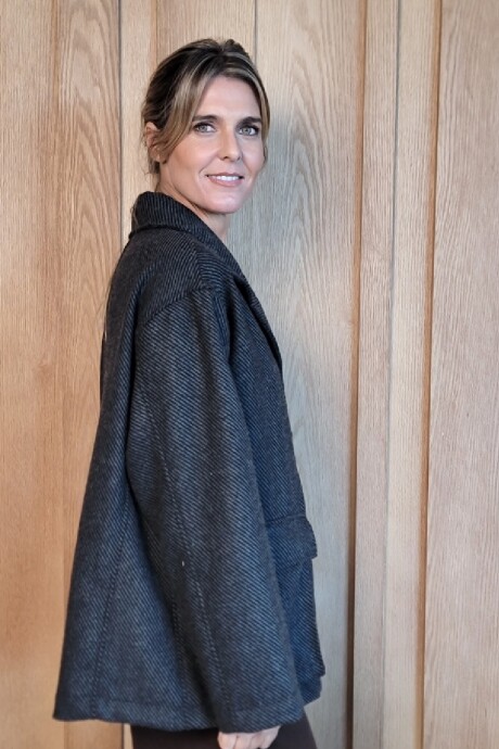 Sobreacamisa Budapest Paño Espigado oscuro