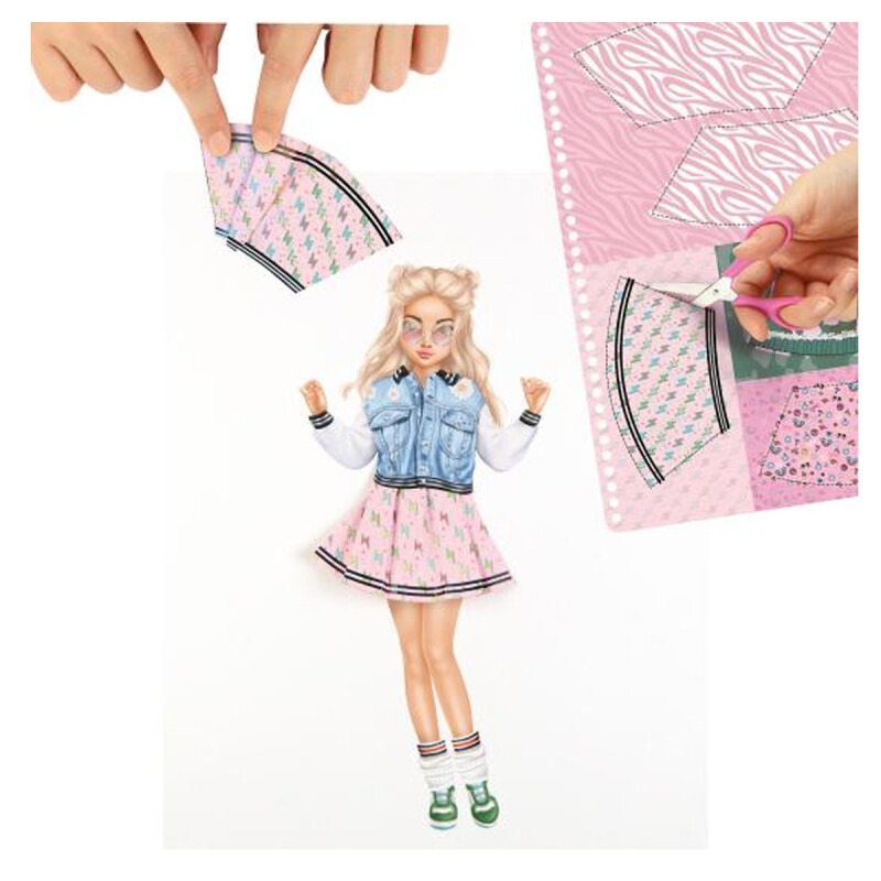 Cuaderno collage Dress me up Top Model Cuaderno collage Dress me up Top Model
