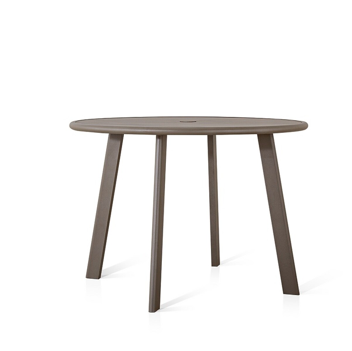 MESA JARDIN DE DISEÑO EN ALUMINIO 1.20 mts - BLANCO 