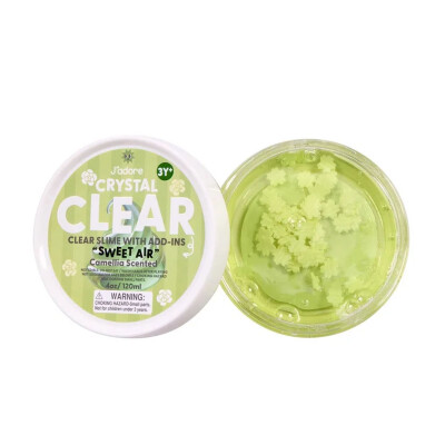 Slime Crystal Clear Aromatizado Jadore Verde Aire Dulce