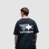Remera de Hombre TIFFOSI Star Negro - Blanco