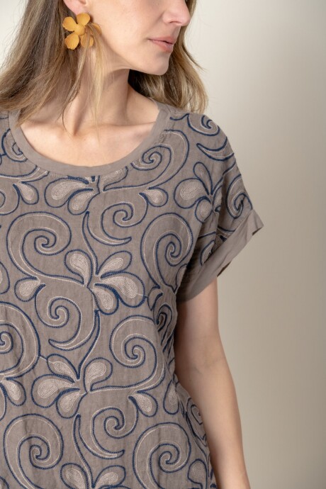 REMERA MEROPE Visón