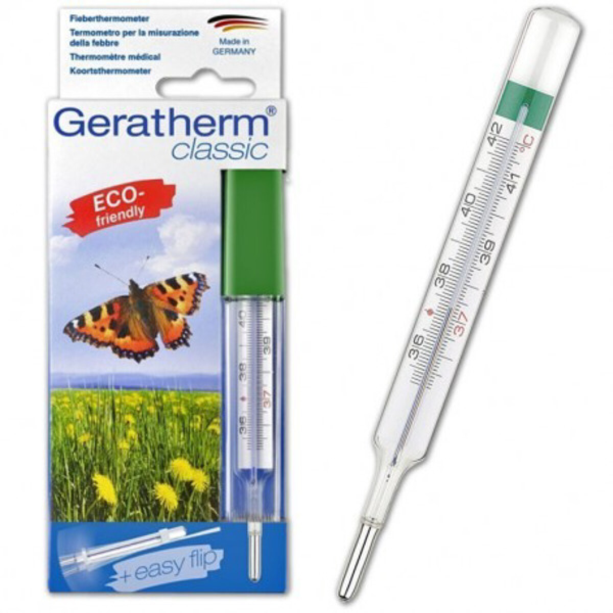 Termometro Geratherm Clásico símil Mercurio 