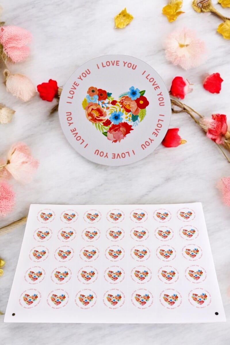 Stickers amor plancha - DISEÑO 3 