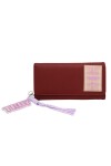 Billetera Trendy con llavero Rojo